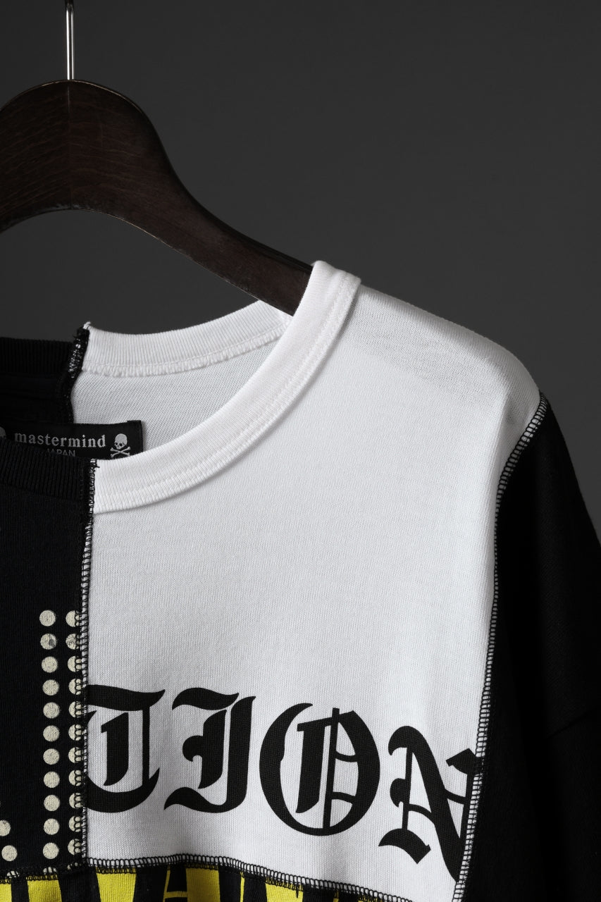 Load image into Gallery viewer, mastermind JAPAN x CHANGES exclusive ReBUILD T-SHIRT / CH-BODY (BLACK #20)