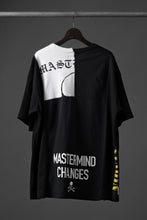 Load image into Gallery viewer, mastermind JAPAN x CHANGES exclusive ReBUILD T-SHIRT / CH-BODY (BLACK #20)