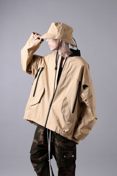 画像をギャラリービューアに読み込む, D-VEC x ALMOSTBLACK BUCKET HAT / WINDSTOPPER BY GORE-TEX LABS 3L S.D.G. (BEIGE)