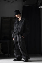 画像をギャラリービューアに読み込む, th products 3D Collar MA-1 / wool gabardine (black)