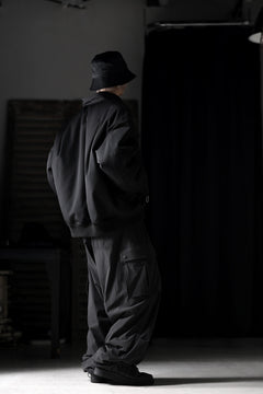 画像をギャラリービューアに読み込む, TARO HORIUCHI / th products 3D Collar MA-1 / wool gabardine (black)