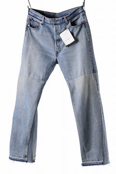 画像をギャラリービューアに読み込む, READYMADE WIDE FLARE DENIM PANTS / (BLUE #D)