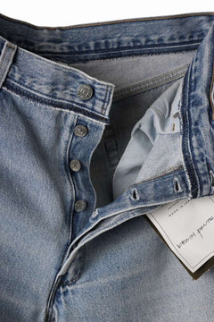 画像をギャラリービューアに読み込む, READYMADE WIDE FLARE DENIM PANTS / (BLUE #D)