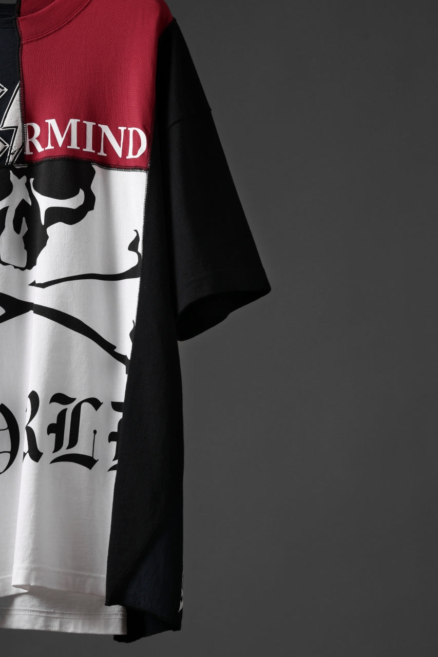 Load image into Gallery viewer, mastermind JAPAN x CHANGES exclusive ReBUILD T-SHIRT / CH-BODY (BLACK #25)