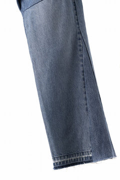 画像をギャラリービューアに読み込む, READYMADE WIDE FLARE DENIM PANTS / (BLUE #F)
