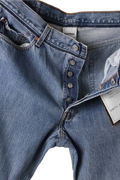 画像をギャラリービューアに読み込む, READYMADE WIDE FLARE DENIM PANTS / (BLUE #F)