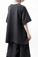 画像をギャラリービューアに読み込む, Y-3 Yohji Yamamoto SAIL CLOSURE SHORT SLEEVE TEE (BLACK)