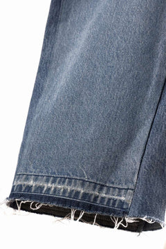 画像をギャラリービューアに読み込む, READYMADE WIDE FLARE DENIM PANTS / (BLUE #F)