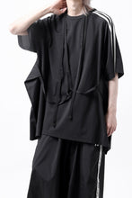 画像をギャラリービューアに読み込む, Y-3 Yohji Yamamoto SAIL CLOSURE SHORT SLEEVE TEE (BLACK)