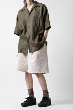 画像をギャラリービューアに読み込む, CAPERTICA 2-TUCK WIDE SHORTS / ARMY CANVAS (KINARI)