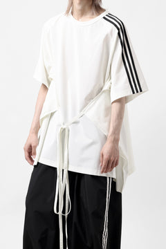 画像をギャラリービューアに読み込む, Y-3 Yohji Yamamoto SAIL CLOSURE SHORT SLEEVE TEE (OFF WHITE)
