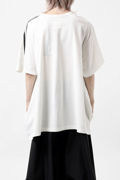画像をギャラリービューアに読み込む, Y-3 Yohji Yamamoto SAIL CLOSURE SHORT SLEEVE TEE (OFF WHITE)