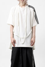 画像をギャラリービューアに読み込む, Y-3 Yohji Yamamoto SAIL CLOSURE SHORT SLEEVE TEE (OFF WHITE)