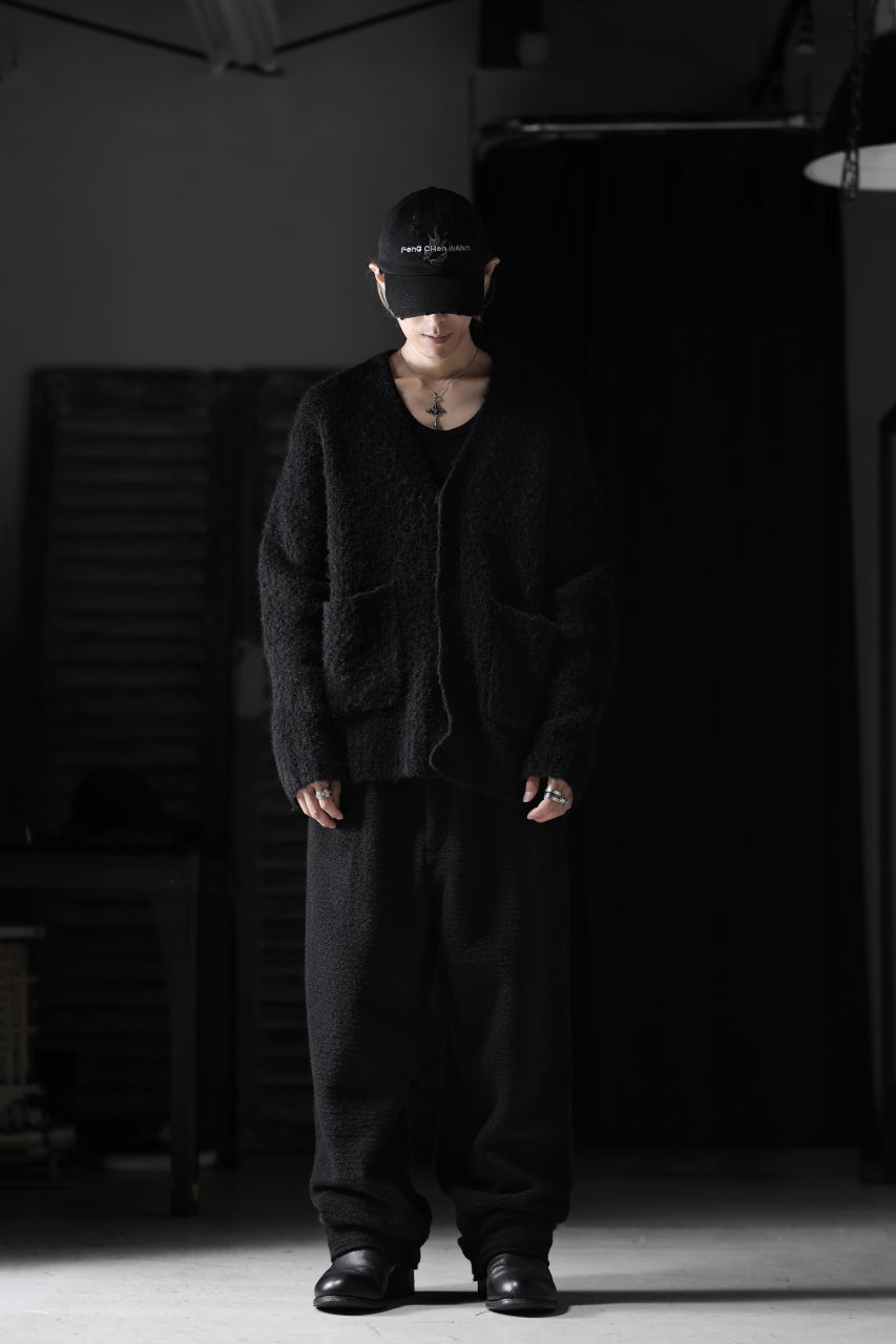 画像をギャラリービューアに読み込む, TARO HORIUCHI / th products KAPOOR / Wide Tapered Pants / travel wool premiere (black)