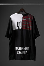 Load image into Gallery viewer, mastermind JAPAN x CHANGES exclusive ReBUILD T-SHIRT / CH-BODY (BLACK #32)