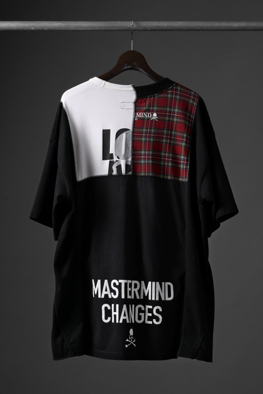 Load image into Gallery viewer, mastermind JAPAN x CHANGES exclusive ReBUILD T-SHIRT / CH-BODY (BLACK #32)