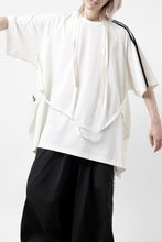 画像をギャラリービューアに読み込む, Y-3 Yohji Yamamoto SAIL CLOSURE SHORT SLEEVE TEE (OFF WHITE)