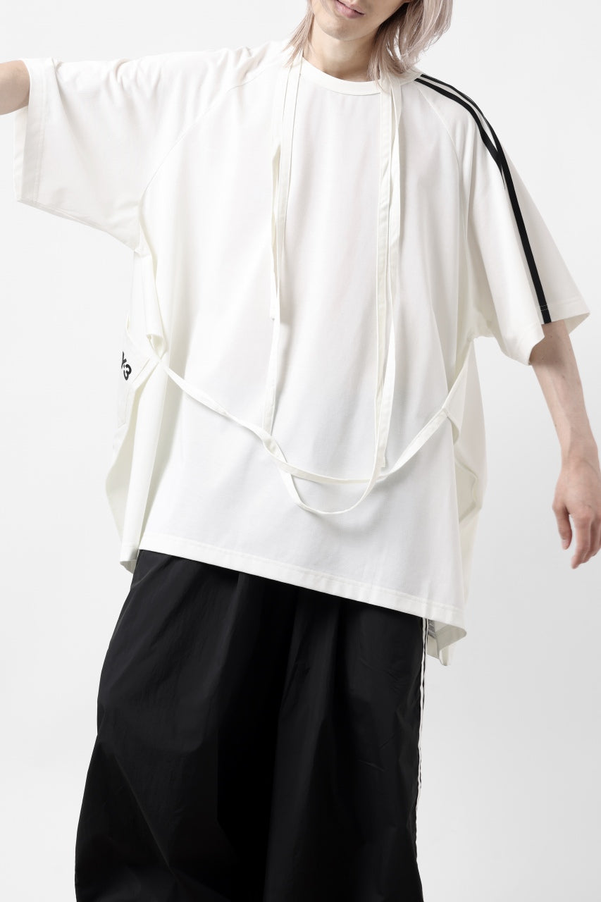画像をギャラリービューアに読み込む, Y-3 Yohji Yamamoto SAIL CLOSURE SHORT SLEEVE TEE (OFF WHITE)