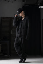 画像をギャラリービューアに読み込む, TARO HORIUCHI / th products Inflated Cardigan / 1/4.5 kasuri loop knit (black)