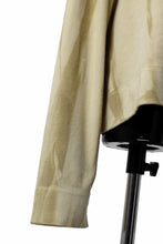 画像をギャラリービューアに読み込む, atelier AMBER SHIWA DYE LONG T-SHIRTS (yellow)