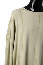 画像をギャラリービューアに読み込む, atelier AMBER SHIWA DYE LONG T-SHIRTS (yellow)