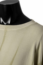 画像をギャラリービューアに読み込む, atelier AMBER SHIWA DYE LONG T-SHIRTS (yellow)