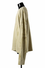 画像をギャラリービューアに読み込む, atelier AMBER SHIWA DYE LONG T-SHIRTS (yellow)