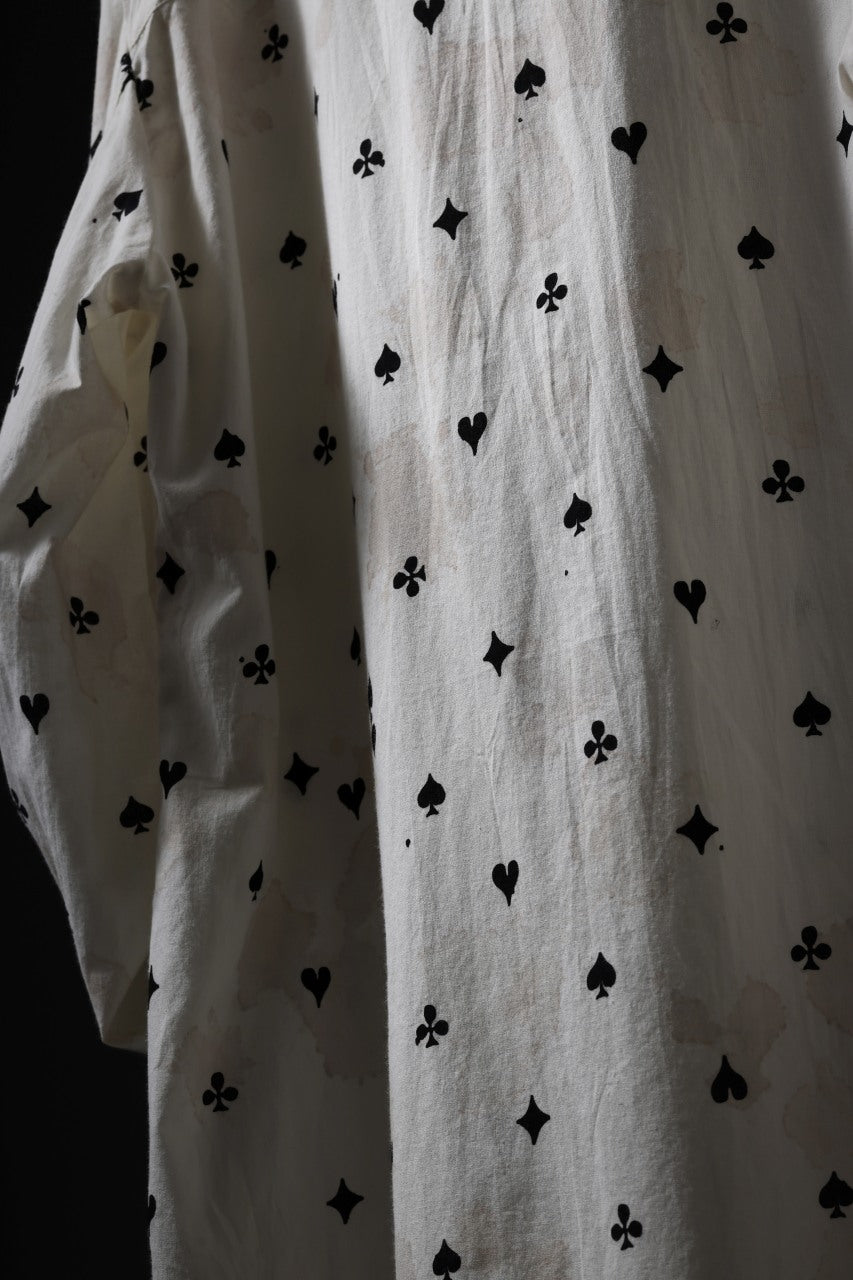 画像をギャラリービューアに読み込む, Aleksandr Manamis Mended Shirt / Tea Stain Dyed Cotton Gauze (QUATRE)