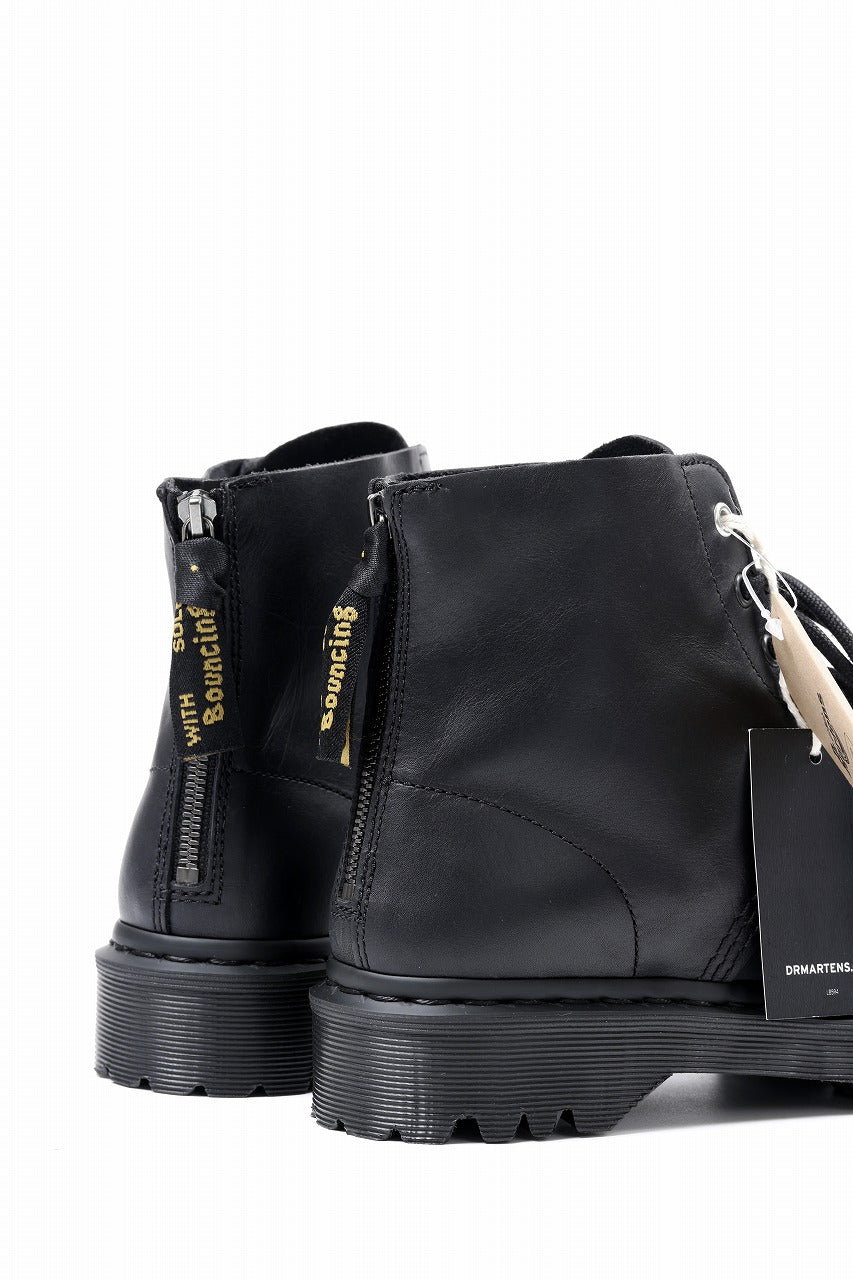 画像をギャラリービューアに読み込む, Y's x Dr. Martens 6 EYES BACK ZIP BOOTS 101 / CLASSIC CALF LEATHER (BLACK)