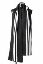 画像をギャラリービューアに読み込む, Y-3 Yohji Yamamoto THREE STRIPE SCARF (BLACK)