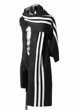 画像をギャラリービューアに読み込む, Y-3 Yohji Yamamoto THREE STRIPE SCARF (BLACK)