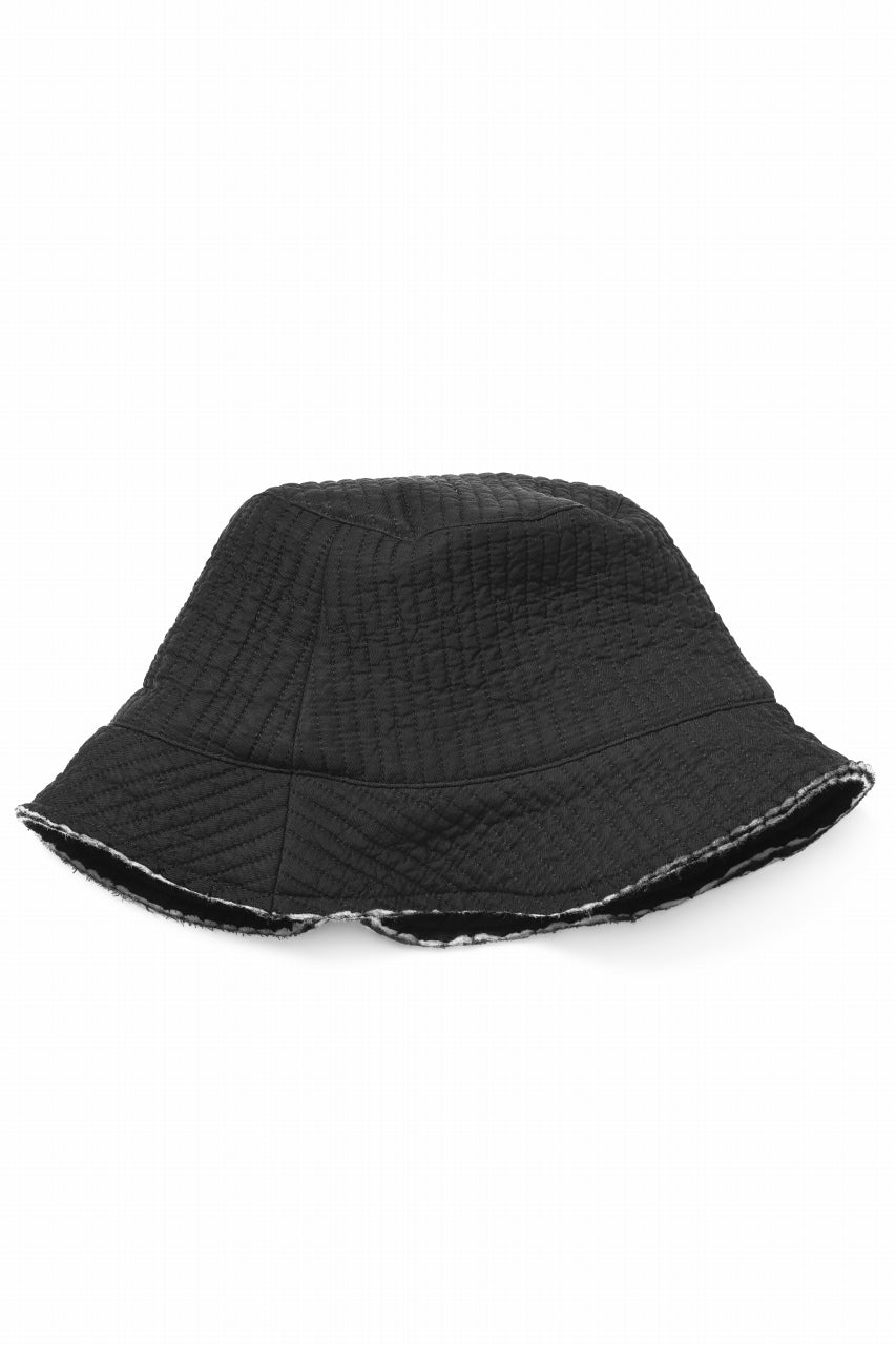 画像をギャラリービューアに読み込む, daub SOFT BUCKET HAT / PADDED FABRIC (BLACK)