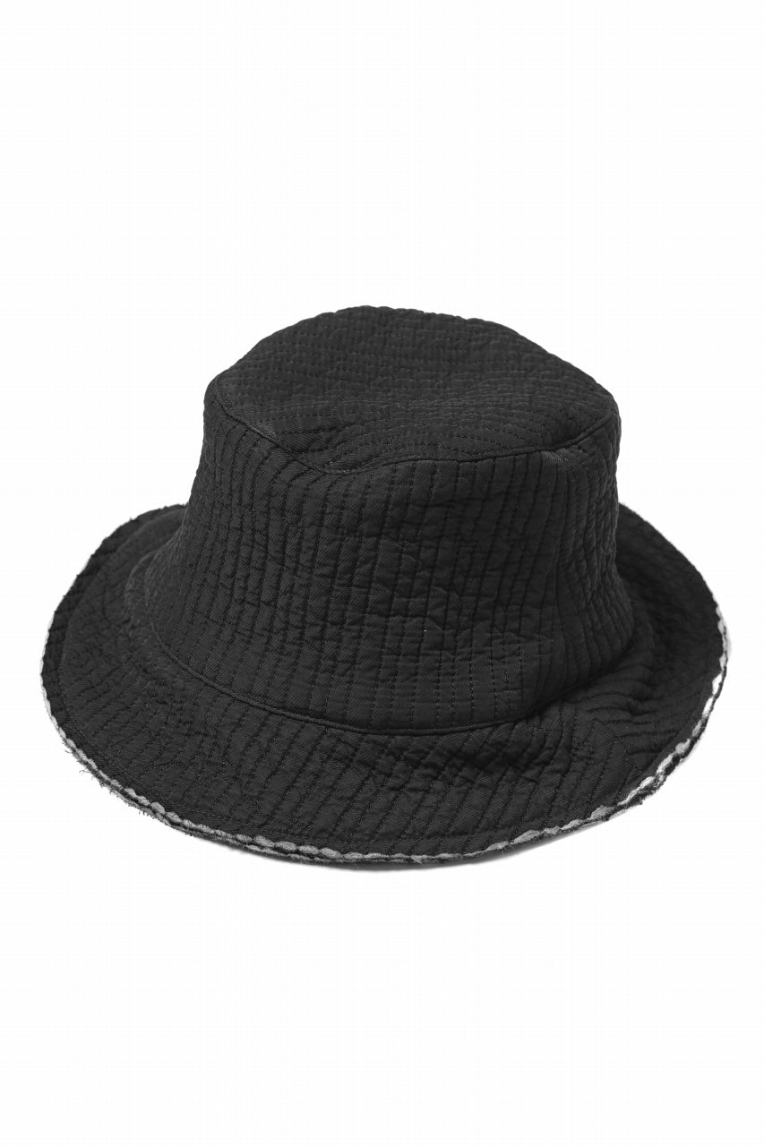 画像をギャラリービューアに読み込む, daub SOFT BUCKET HAT / PADDED FABRIC (BLACK)