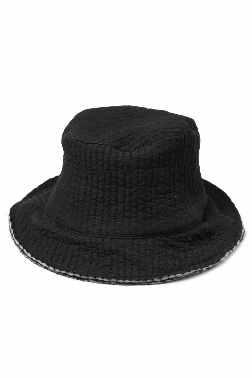 画像をギャラリービューアに読み込む, daub SOFT BUCKET HAT / PADDED FABRIC (BLACK)