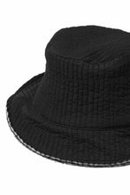 画像をギャラリービューアに読み込む, daub SOFT BUCKET HAT / PADDED FABRIC (BLACK)