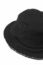 画像をギャラリービューアに読み込む, daub SOFT BUCKET HAT / PADDED FABRIC (BLACK)