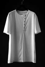 画像をギャラリービューアに読み込む, LEMURIA BIAS HENRY NECK S/S TOP #2 / MASTER HIGH GAUGE SMOOTH (WHITE)