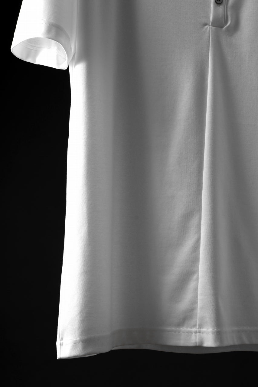 画像をギャラリービューアに読み込む, LEMURIA BIAS HENRY NECK S/S TOP #2 / MASTER HIGH GAUGE SMOOTH (WHITE)