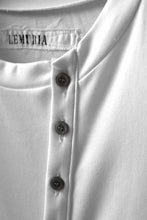 画像をギャラリービューアに読み込む, LEMURIA BIAS HENRY NECK S/S TOP #2 / MASTER HIGH GAUGE SMOOTH (WHITE)