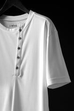 画像をギャラリービューアに読み込む, LEMURIA BIAS HENRY NECK S/S TOP #2 / MASTER HIGH GAUGE SMOOTH (WHITE)