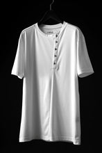 画像をギャラリービューアに読み込む, LEMURIA BIAS HENRY NECK S/S TOP #2 / MASTER HIGH GAUGE SMOOTH (WHITE)