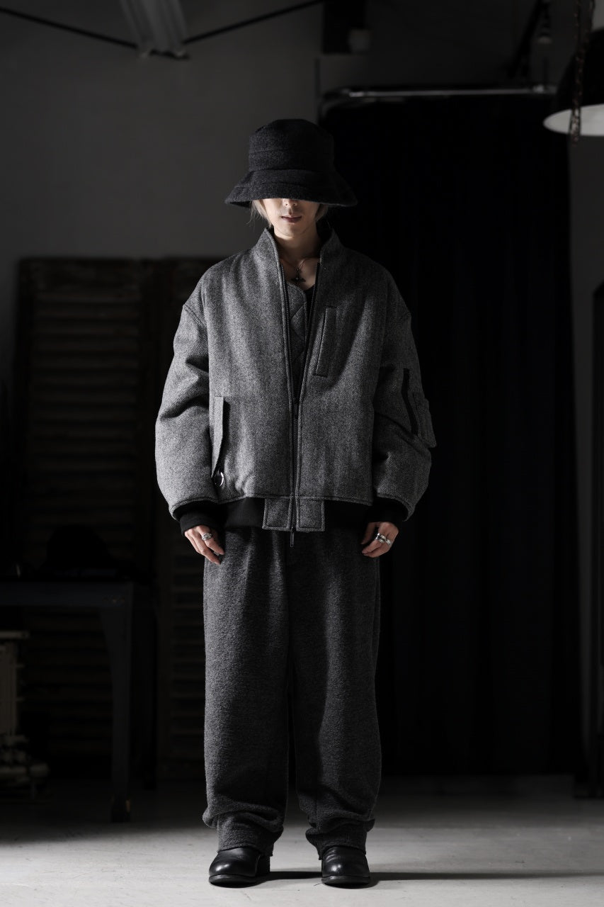 画像をギャラリービューアに読み込む, TARO HORIUCHI / th products KAPOOR / Wide Tapered Pants / travel wool premiere (gray)