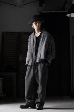 画像をギャラリービューアに読み込む, TARO HORIUCHI / th products 3D Collar MA-1 / herringbone tweed (gray)