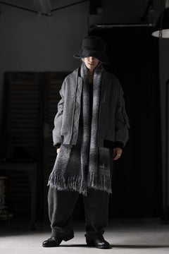 画像をギャラリービューアに読み込む, th products 3D Collar MA-1 / herringbone tweed (gray)