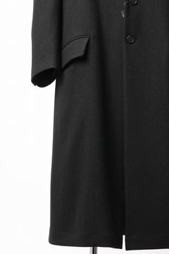 画像をギャラリービューアに読み込む, Y's for men SINGLE LONG JACKET / WOOL / NYLON FLANNEL (BLACK)