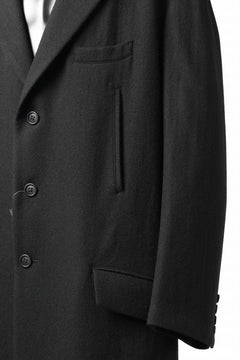 画像をギャラリービューアに読み込む, Y's for men SINGLE LONG JACKET / WOOL / NYLON FLANNEL (BLACK)