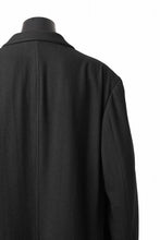 画像をギャラリービューアに読み込む, Y's for men SINGLE LONG JACKET / WOOL / NYLON FLANNEL (BLACK)