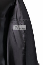 画像をギャラリービューアに読み込む, Y's for men SINGLE LONG JACKET / WOOL / NYLON FLANNEL (BLACK)