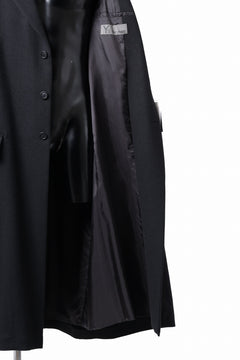 画像をギャラリービューアに読み込む, Y&#39;s for men SINGLE LONG JACKET / WOOL / NYLON FLANNEL (BLACK)