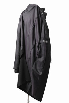 画像をギャラリービューアに読み込む, Y's for men SINGLE LONG JACKET / WOOL / NYLON FLANNEL (BLACK)